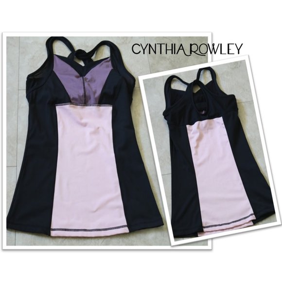 3/$15 Anthropologie | Cynthia Rowley Color block Cross-back Padded Tank - Size S - Picture 2 of 16